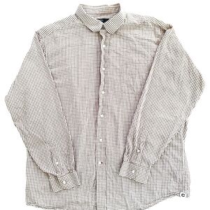 3/$20 Cremieux Classics Brown Plaid Button-Up Shirt